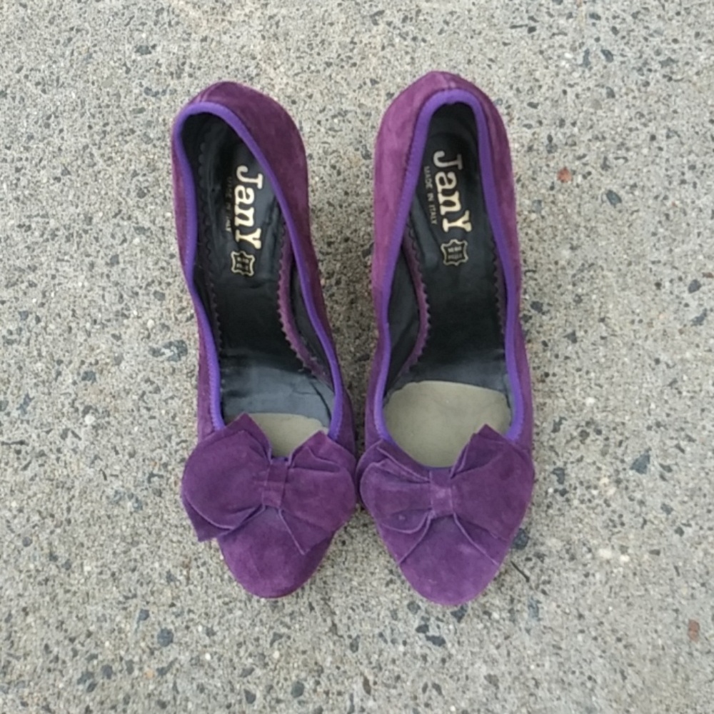 Royal Purple Suede Shoes